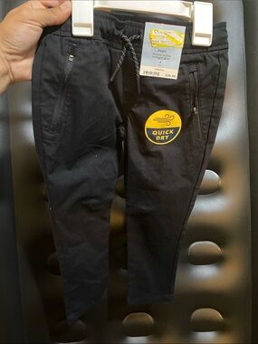 Cat & Jack Black Quick-Dry Kids Joggers